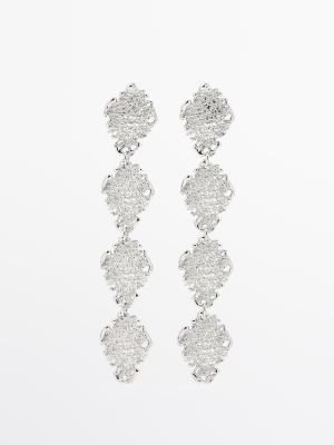 Long lace earrings