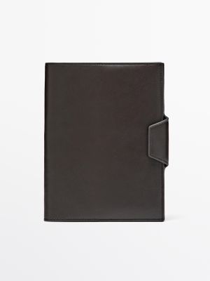 Nappa leather notebook cover