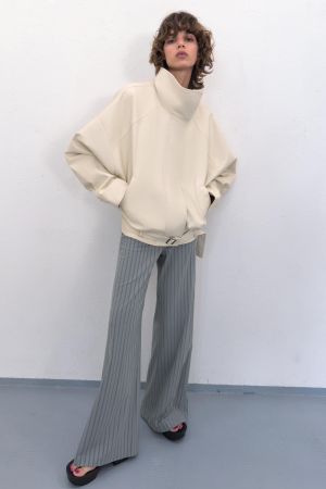 FAUX LEATHER BOMBER JACKET