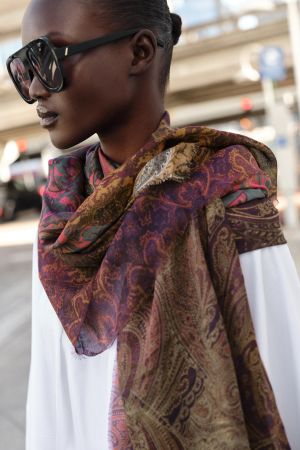 PRINTED MODAL BLEND SCARF