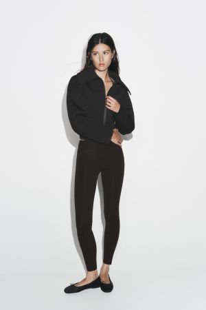 FITTED NEOPRENE EFFECT JACKET