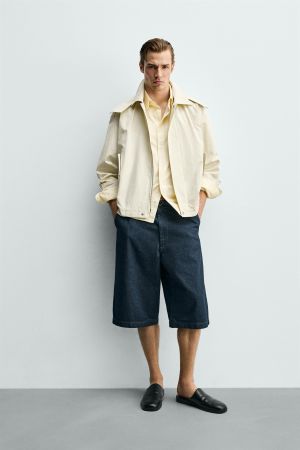 CROPPED FIT HOODED TECHNICAL PARKA