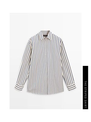 100% cotton striped shirt