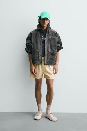 RELAXED FIT SUEDE LEATHER JACKET LIMITED EDITION