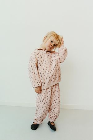 PLUSH BALLOON FLORAL PANTS