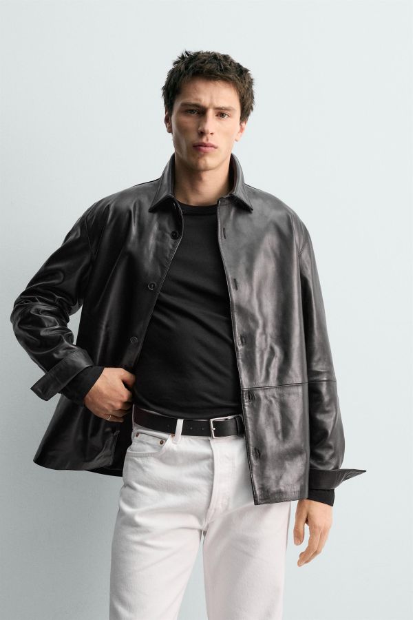 LIMITED EDITION NAPA LEATHER OVERSHIRT