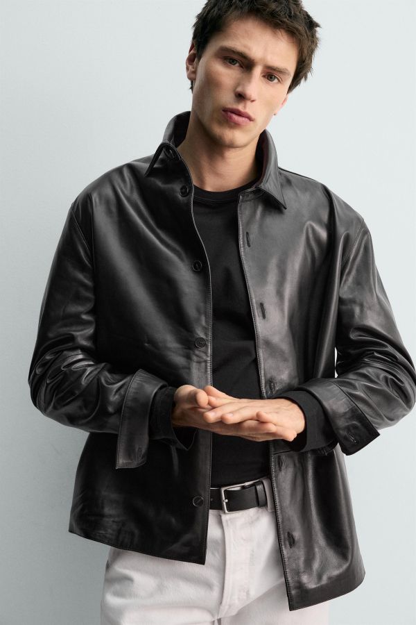 LIMITED EDITION NAPA LEATHER OVERSHIRT