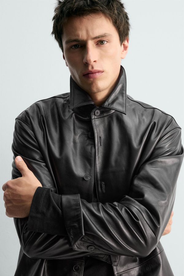 LIMITED EDITION NAPA LEATHER OVERSHIRT