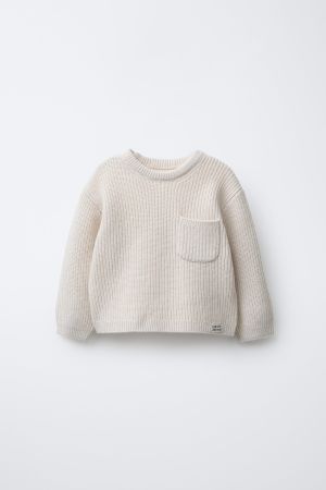 PURL KNIT POCKET JUMPER