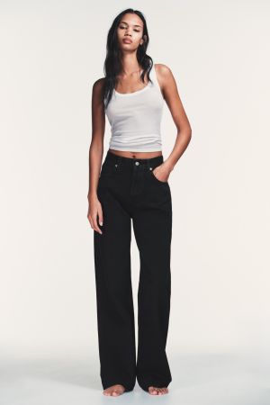 TRF HIGH WAIST WIDE LEG JEANS