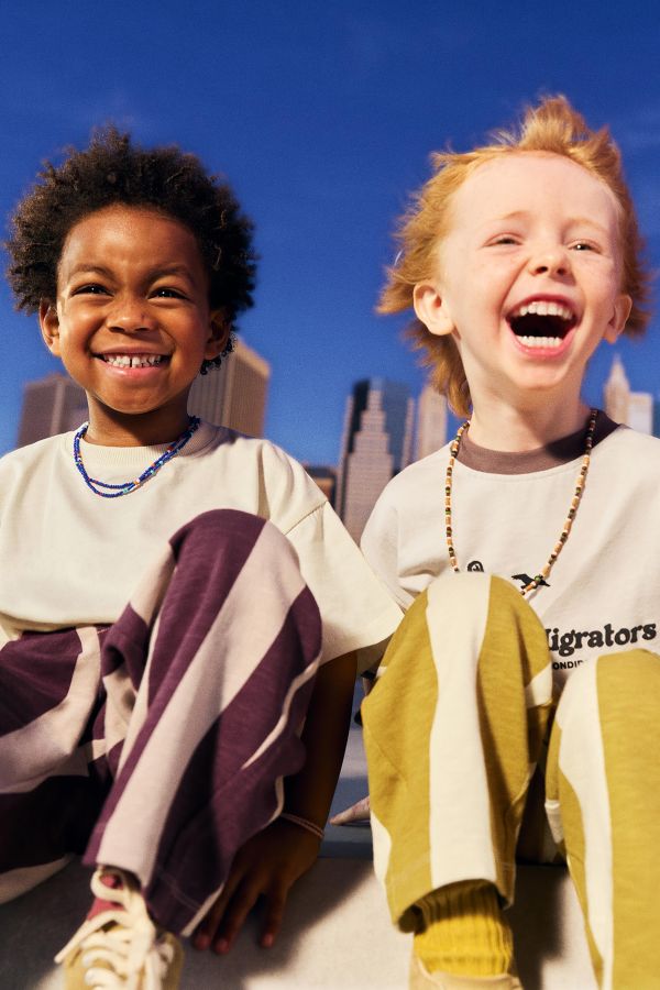 PALM TREE AND SUN PRINT T-SHIRT