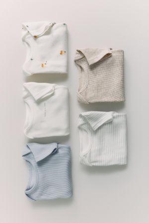 FIVE-PACK OF LITTLE HOUSE BODYSUITS