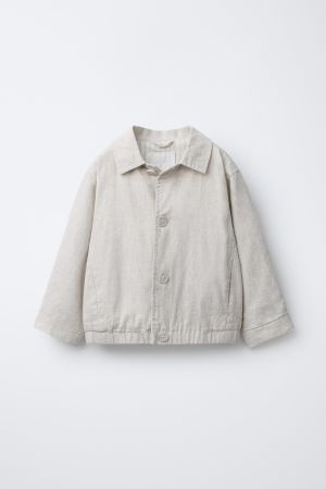 LINEN AND COTTON JACKET
