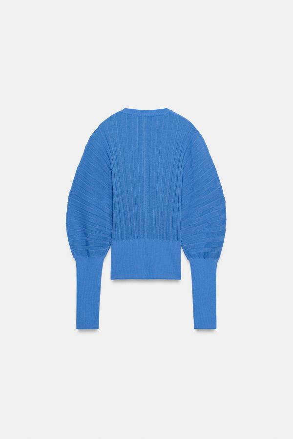 ACCORDION SLEEVE CARDIGAN