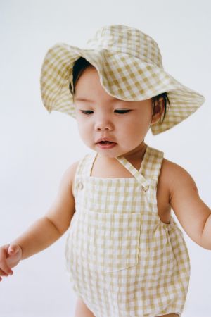 GINGHAM BUCKET HAT