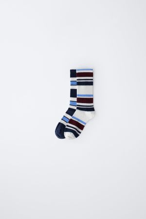 TWO-PACK OF LONG STRIPED SOCKS