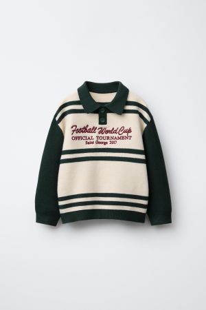 VARSITY KNIT POLO SHIRT