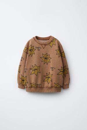 STAR PRINT SWEATSHIRT