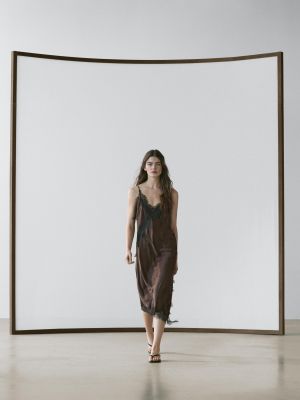 Camisole Dress With Lace Detail