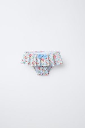 1-6 YEARS/ RUFFLED FLORAL BOTTOMS