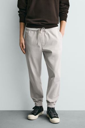 SLIM FIT JOGGER WAIST PANTS