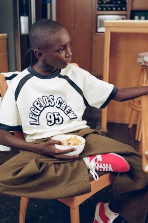 SEAM DETAIL BALLOON PANTS