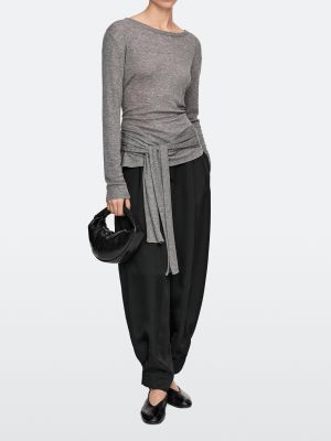 Mini Nappa Leather Half Moon Bag