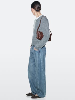 Nappa leather shoulder bag