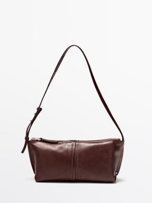 Nappa leather shoulder bag