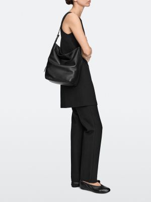 Nappa leather bucket bag