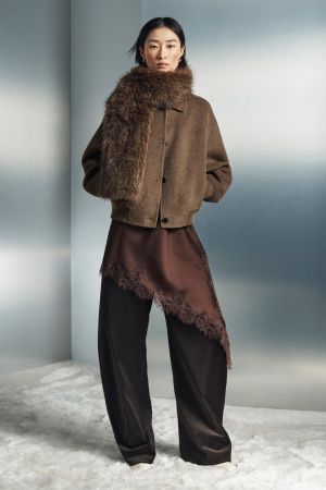 WOOL BLEND BOMBER JACKET ZW COLLECTION