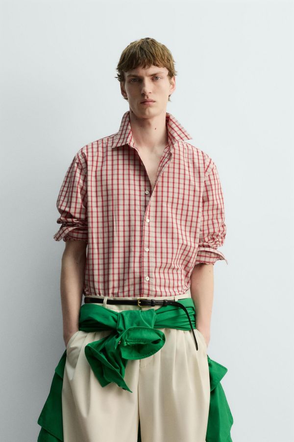 LIMITED EDITION PLAID RELAXED FIT SHIRT