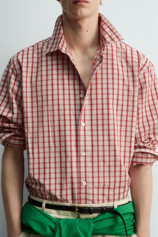 LIMITED EDITION PLAID RELAXED FIT SHIRT