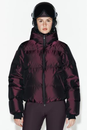 QUILTED ANORAK 80% DOWN 20% FEATHER WATER RESISTANT WINDPROOF RECCO® TECHNOLOGY SKI COLLECTION