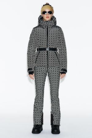 QUILTED ANORAK 80% DOWN 20% FEATHER HOODIE WATER RESISTANT WINDPROOF RECCO® TECHNOLOGY SKI COLLECTION