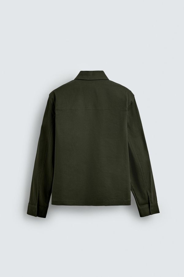 REGULAR FIT OVERSHIRT WITH POCKETS