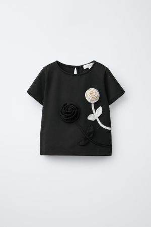 PONTE ROMA FLORAL T-SHIRT