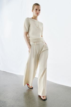 100% WOOL SHORT SLEEVE JUMPER