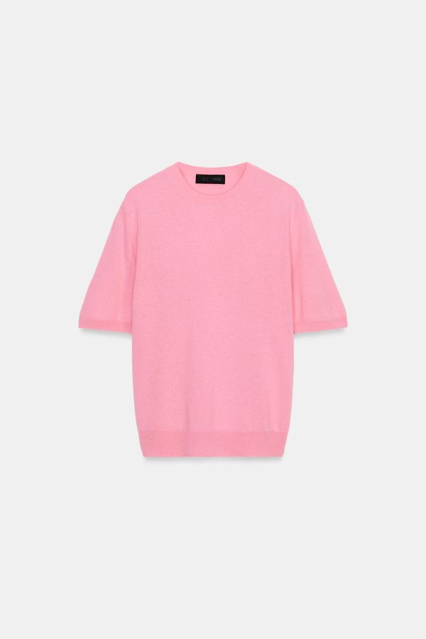 100% WOOL SHORT SLEEVE JUMPER