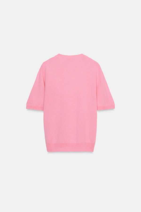 100% WOOL SHORT SLEEVE JUMPER