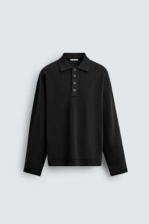KNIT COTTON POLO SHIRT