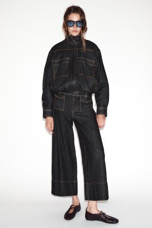 HIGH COLLAR PUFFER BOMBER JACKET