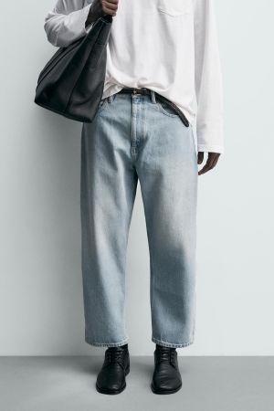 TAPERED WIDE FIT JEANS