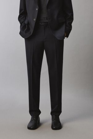 100% WOOL SUIT PANTS
