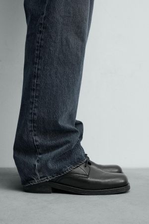 LIMITED EDITION LEATHER LACE-UP BOOTS