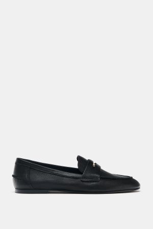 LEATHER PENNY LOAFERS