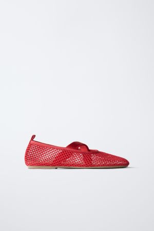 MESH BALLET FLATS