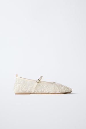 PEARL BALLET FLATS