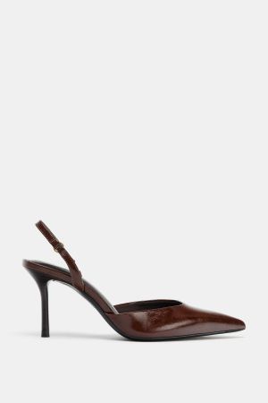 POINTED TOE SLINGBACK HEELS