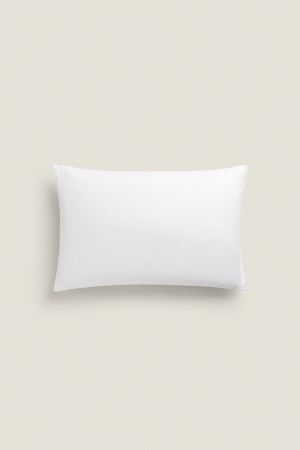 STRIPED COTTON PILLOW PROTECTOR